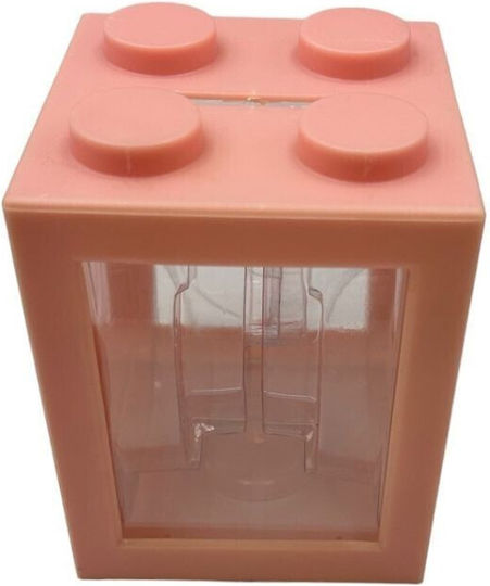 V-store Kinder Sparbüchse Kunststoff Rosa
