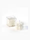 Perfumed Candle White Bubble Pvc Box 3.5x3.5cm