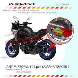 Push & Block Lacăt pinion spate motocicletă