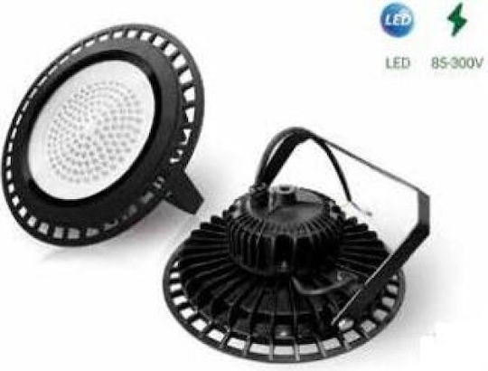 Φωτιστικό Καμπάνα 100W Ψυχρό Λευκό με Ενσωματωμένο LED