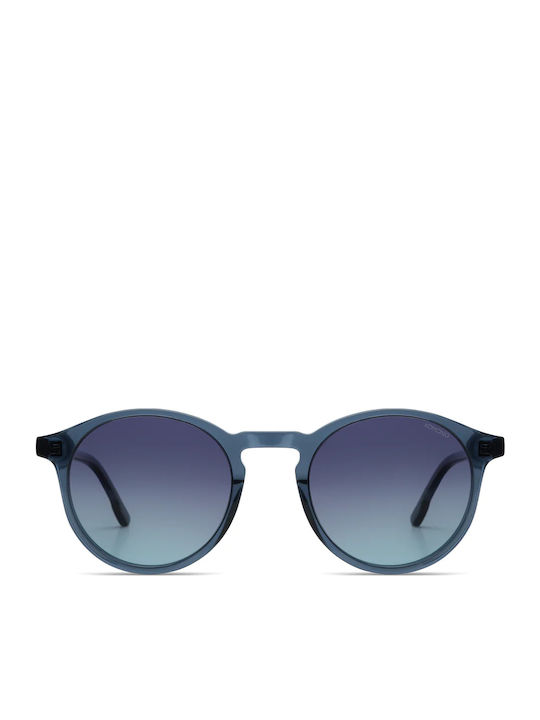 Komono Archie Grand Unisex Sunglasses with Blue Plastic Frame and Blue Gradient Polarized Lens KOM-S10300