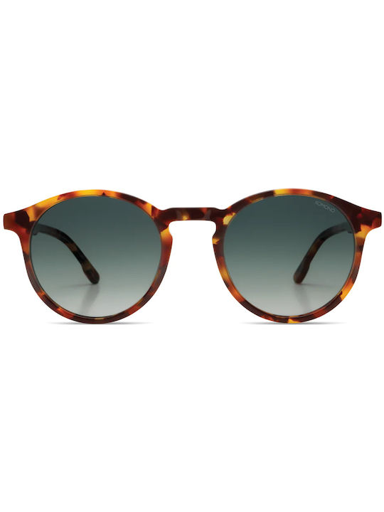 Komono Archie Grand Sunglasses with Brown Tartaruga Plastic Frame and Green Gradient Polarized Lens KOM-S10301