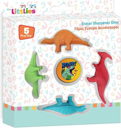 The Littlies Pencil Sharpener with Eraser 5pcs