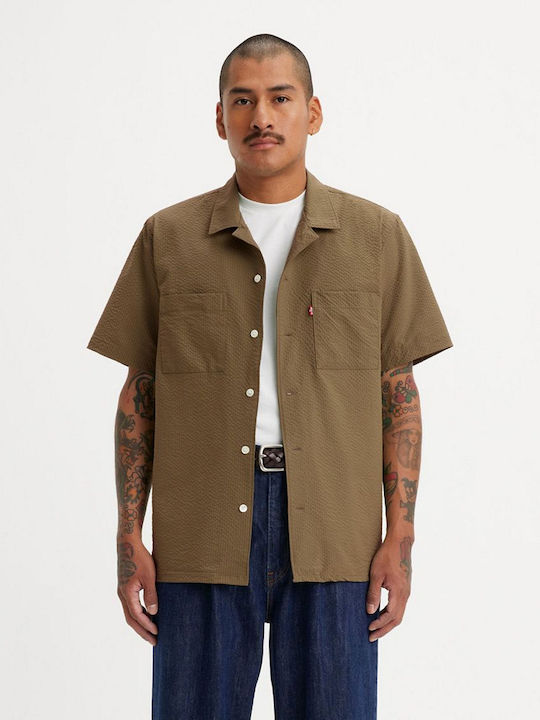 Levi's Standard Camp Men's Shirt Browns