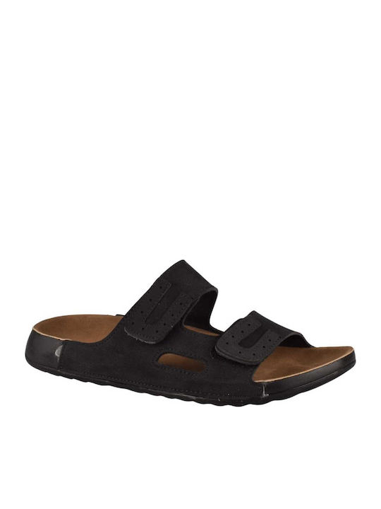 Yfantidis Herrensandalen in Schwarz Farbe