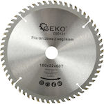 Geko G00131 Cutting Disc Wood Hole Diameter 180mm 1pcs