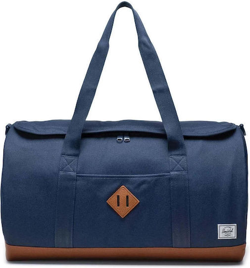 Herschel Heritage Duffle Sack Voyage 40lt Navy Blue Fabric L52xW32xH34cm