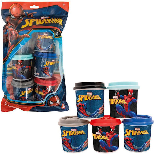 AS 5 Aluaturi De Modelare Plasticină Spiderman Pentru 3+ Ani