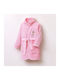 Borea Kids Hooded Bathrobe Pink