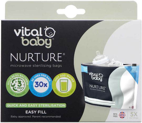 Vital Baby Калъфи за стерилизация за Микровълнова за Шише