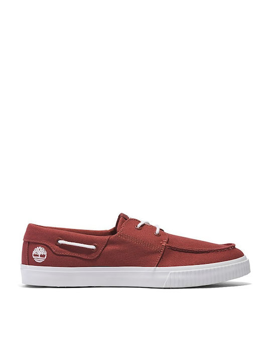 Timberland Men's Boat Shoes Red