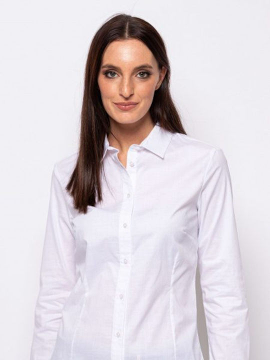 Heavy Tools Women's Long Sleeve Shirt White