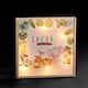 Wooden Frame Illuminated Candle Safari Candle 2...