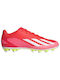 Adidas X Crazyfast Club FxG Niedrig Fußballschuhe mit Stollen Solar Red / Cloud White / Team Solar Yellow 2