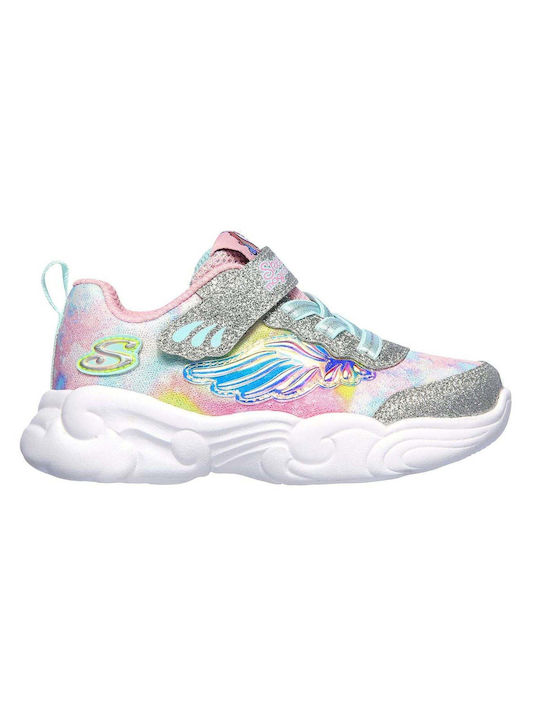 Skechers Pantofi Sport pentru Copii Alergare Unicorn Storm Silver / Pink