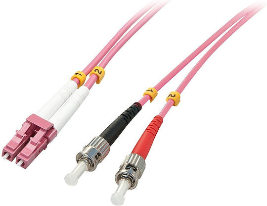 Lindy Optisches Faserkabel 1m Rosa