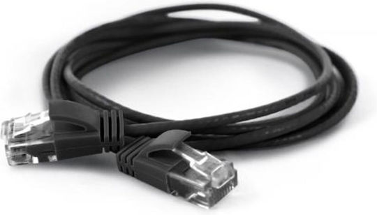 Wantec U/UTP Kat.6a Ethernet Netzwerkkabel 3m Schwarzes