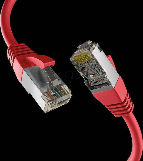 EFB S/FTP Kat.8.1 Netzwerkkabel Ethernet 2m Rotes