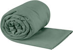 Sea to Summit Pocket XLarge Towel Body Microfiber Green 150x75cm.