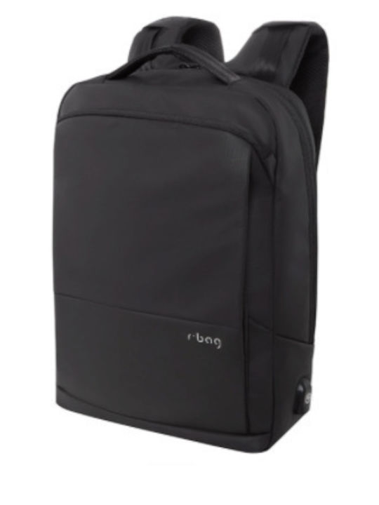 R-Bag Τσάντα Πλάτης 15" Μαύρη