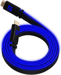 Floating Grip Cable HDMI male - HDMI male 3m Μπλε