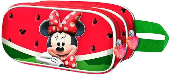 Disney Minnie Mouse Watermelon 3D Pencil Case 10x23x7cm