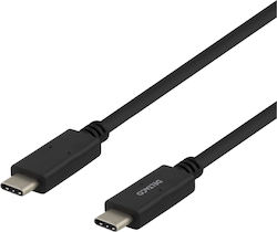 Deltaco USB 2.0 USB-C male - USB-C 2m (USBC-2002M) Deltaco USB 2.0 USB-C male - USB-C 2m (USBC-2002M)