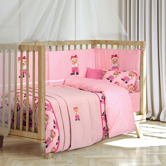 Greenwich Polo Club Blanket Nursery Swaddling Blankets 8839 Waffle Pink Pink, Fuchsia 75x110cm