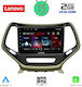 Lenovo Ηχοσύστημα Αυτοκινήτου για Jeep Cherokee 2014> (Bluetooth/USB/AUX/WiFi/GPS/Apple-Carplay/Android-Auto) με Οθόνη Αφής 10"