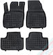 Rezaw Plast Set of Front and Rear Mats 4pcs for Volvo XC40 2022+ Black