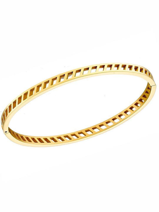 24k vergoldetes Stahlstabarmband 24k As26195