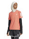 Adidas Damen Sportlich T-shirt Orange