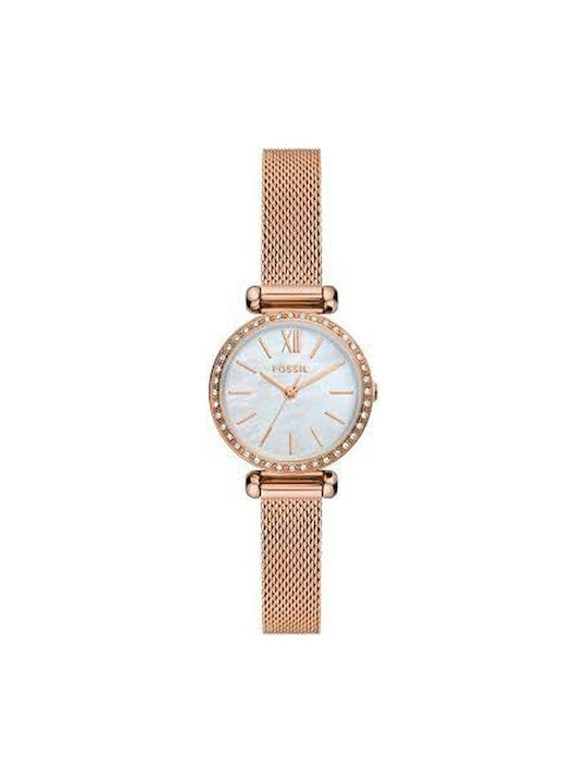 Fossil Watch with Pink Gold / Pink Gold Metal Bracelet