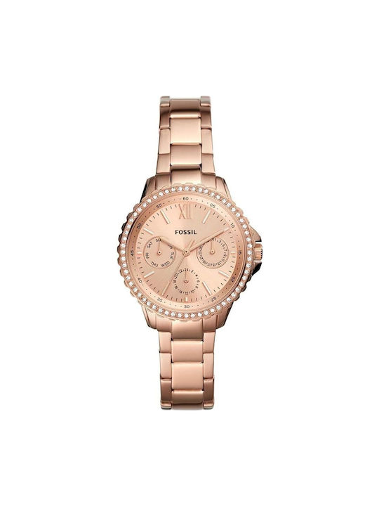 Fossil Watch with Gold Metal Bracelet