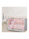 Das Home Baby Quilt Mikrofaser Grey, White, Pink 110x150cm