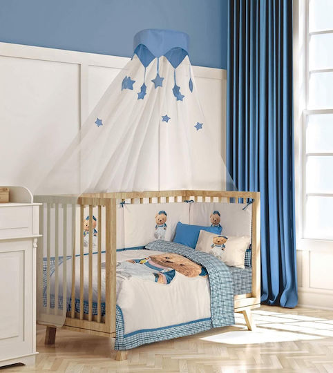 Greenwich Polo Club 8842 Βρεφικό Κουβερλί Microfiber Γκρι, Μπεζ, Μπλε 110x150cm
