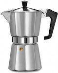 Καφετιερα Stovetop Espresso Pot for 6 Cups Silver