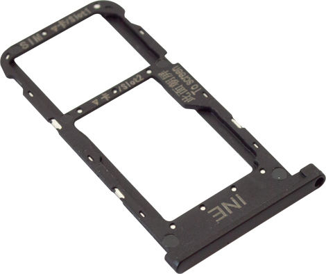 Slot Card Sim Negru pentru Huawei P Smart Plus