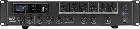 HPA HPA MPA240Z Integrat Amplificator comercial 240W/100V și Conexiuni USB/FM/Bluetooth