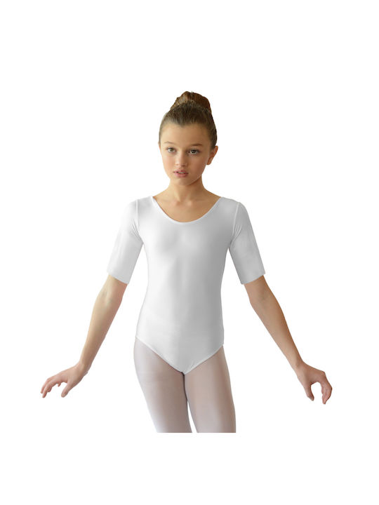 Kokoracostume Kids Dance Bodysuit White