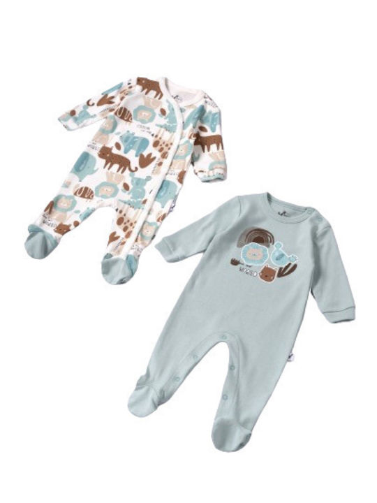 Evita Baby Bodysuit Set Long-Sleeved Ecru-memo