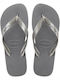 Havaianas Top Tiras Frauen Flip Flops in Gray Farbe