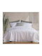 Nef-Nef Homeware Сет Чаршафи 240x270см. Perfection Бял 4бр