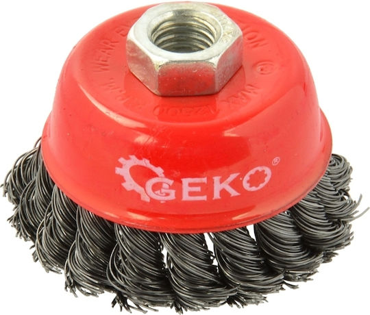 Geko G00593 Drahtbürste für Winkelschleifer 65mm