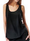 Body Action Damen Sportliches Bluse Black