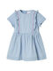 vidaXL Girls Dress Soft Blue