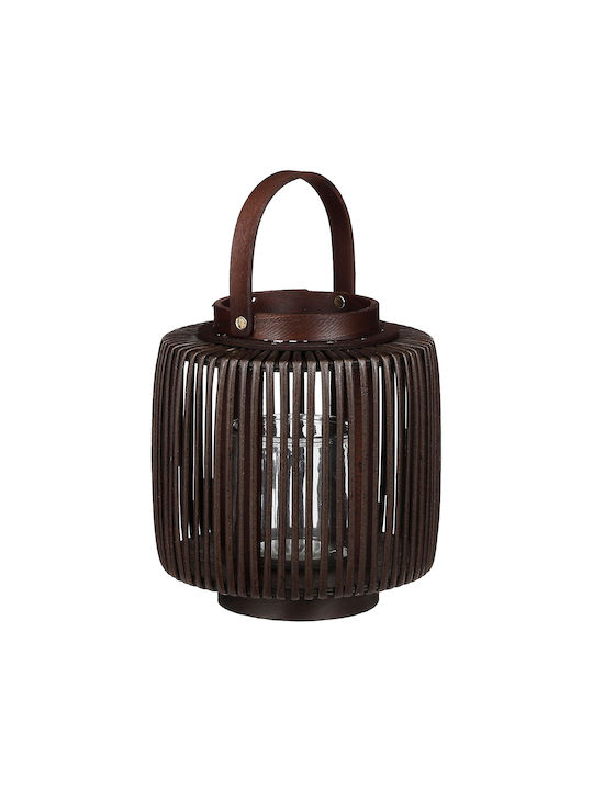 Edelman Plastic Lantern Brown 20x20x23cm