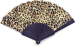 Evantaie Plastică Model Tablou Leopard Bej