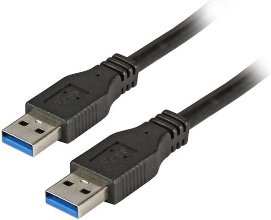 EFB USB 2.0 Cable USB-A male - USB-A male Μαύρο 1m K5210SW.1