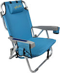 Myresort Beach Chair Aluminum Blue Beach Chair 600d Polyester